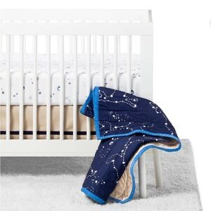 Cloud Island 4-Piece Nursery Crib Set-Starry Slumber